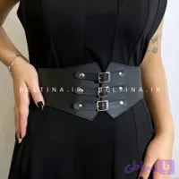 کمربند زنانه کشی ۳ سگک 7سانت کد058