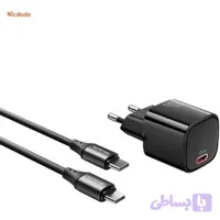 شارژر دیواری 20 وات مک دودو مدل CH-404 به همراه کابل تایپسی