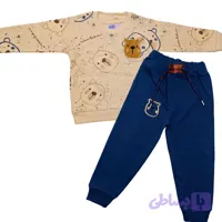 ست دورس و شلوار بچه گانه تدی سایز 35و40