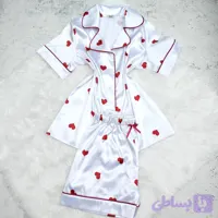 بلوز شورتک مغزی دوزی ساتن