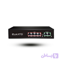 سوییچ شبکه POE الکاتو مدل ELKATO EL-1SBL042BP-65W