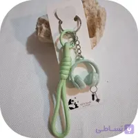 جاسوئیچی و آویز کیف طرح هدفون رنگبندی