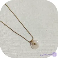 گردنبند سنگ رزکوارتز برند اروپایی