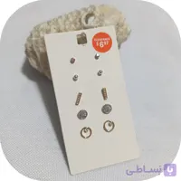 پک ۵نایی گوشواره میخی ضد حساسیت برند اروپایی