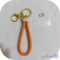 آویز کیف طرح چرم جاسوئیچی و طلق موبایل