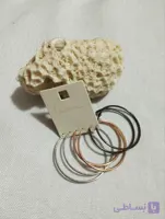 گوشواره حلقه ای در ۳ رنگ برند اروپایی