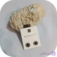گوشواره میخی طرح سیاه قلم برند acc