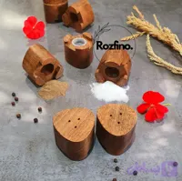 نمکدان چوبی مثلث