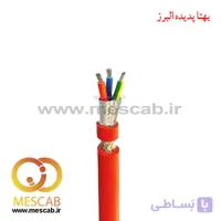 کابل نسوز سیلیکونی شیلددار سیلی دی 3*1.5