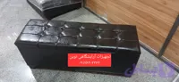 پاف باکسدار سه نفره چرم آلگرو براق