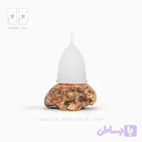 کاپ قاعدگی کاناک شفاف 2 عددی سایز L + S