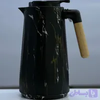 فلاسک یک لیتر دماسنج دار دسته چوبی مدلHLXF-10MD