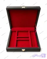 کیف ژتون پوکر 100 عددی چرم اصل
