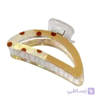 کلیپس مو زنانه مدل خال خال کد 1541