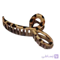 کلیپس مو زنانه مدل پاپیون پلنگی کد 1583