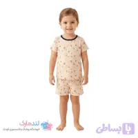 ست تیشرت و شلوارک دخترانه طرح بالرین وارداتی | لباس راحتی خنک