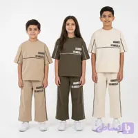 ست تیشرت و شلوار بگ بچه‌گانه سایز 7 تا 14 سال