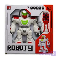 ربات کنترلی رقصنده ROBOT 9 با موزیک و نور LED ربات اسباب بازی