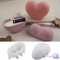قالب جاجواهری قلب ایستاده
