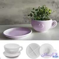 قالب فنجان و نعلبکی