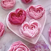 قالب سیلیکونی رز قلبی