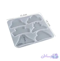 قالب سیلیکونی کلیپس رزینی