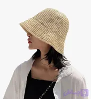 کلاه باکت رافیا ساده