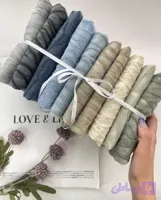 روسری توری زبرا مخملی