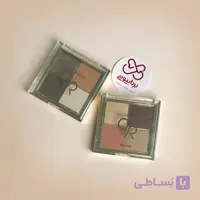 پالت سایه چشم 4 رنگ گلدن رز مدل کواترو