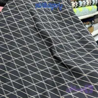 پارچه بهاره و تابستانه لینن طرحدار هندی زر دوز رنگ مشکی عرض ۱۵۰ کد ۱۴۷۲۵