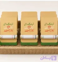 بسته ۱۰۰ عددی استیکر غدیر ( زمانه برسر جنگ است یا علی مددی ) رنگ نخودی