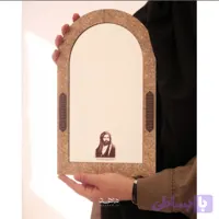 آینه دیواری ، چوبی تمثال امیرالمؤمنین رنگ کرم