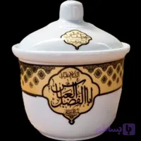 قندان چینی ، مزین به السلام علیک یااباعبدالله، السلام علیک یا ابالفضل العباس