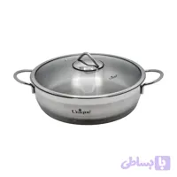 تابه استیل یونیک سایز 28 سانت 2 دسته کد 9945