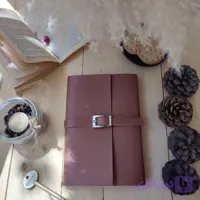 دفتر دستساز چرم شرانگ سگکدار
