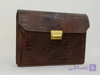 کیف کلاسوری چرم کروکودیلی