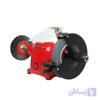 دستگاه سنگ سنباده 175 میلیمتر با سه نظام و شفت بلند محک BGD-175