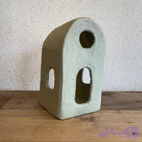 کلبه دکوراتیو پاپیه ماشه مدل جا شمعی