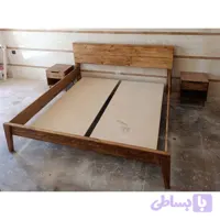 تخت خواب چوبی دو نفره – کد 93