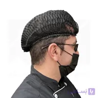 کلاه یکبار مصرف آکاردئونی مشکی