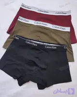 شورت باکسر و پادار مردانه تمام نخ اسپورت طرح کلوین calvin klein
