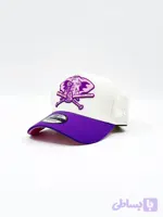 کلاه بیسبالی SNAP BACK بنفش شیری کد AC183C