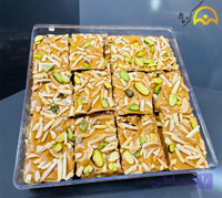 سوهان عسلی ماه 500 گرمی