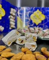 گز لقمه ای بادامی ماه(۲۸ درصد) 450 گرم