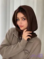 کلاه هودی بافت زنانه