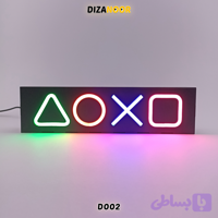 چراغ رومیزی طرح لوگو یا آیکون پلی استیشن دیزانور کد D002