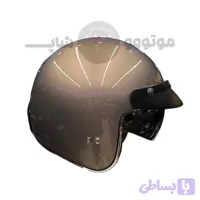 کلاه کاسکت بدون فک وسپایی برند راپیدو Glossy Brown