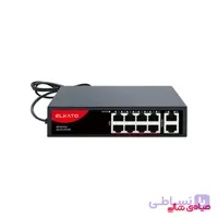 سوئیچ شبکه PoE الکاتو 8 پورت مدل EL-1SBL082BP-120W