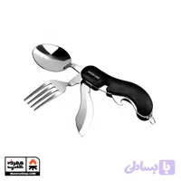 ست قاشق و چنگال سفری گرین لاین مدل GN-4IN1CSETBK