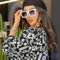 عینک افتابی سفید زنانه lv